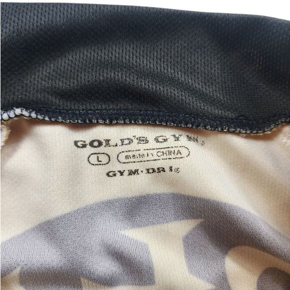 Golds Gym Cycling Jersey Mens Large Half Zip Short Sleeve Fitness Bodybuilding - Picture 6 of 16